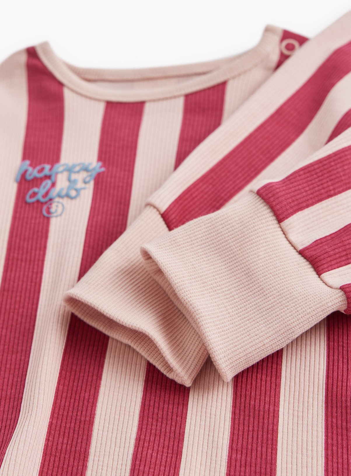 Bear & Stripe Pyjamas with Grow with Me Hems & Cuffs 3 Pack 12-18 months - Image 2 thumbnail